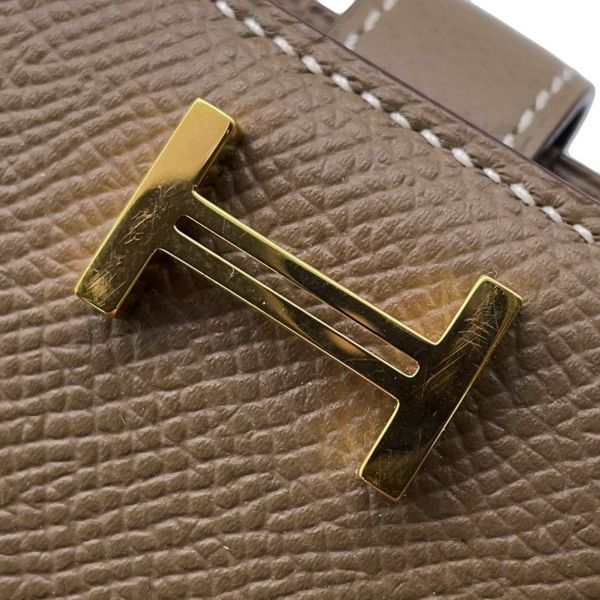 エルメス 長財布 ベアンスフレ エトゥープ/ゴールド金具 エプソン □Q刻印 HERMES 財布