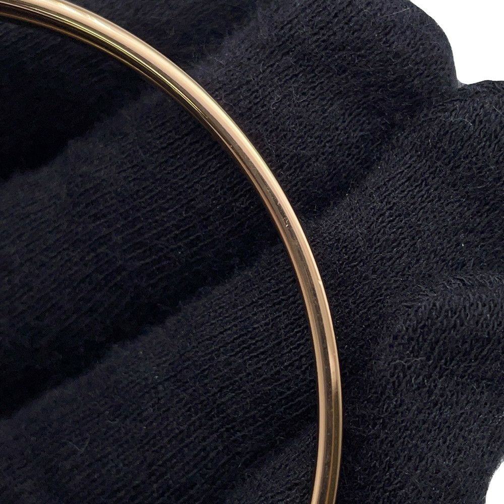 エルメス バングル エナメルブレスレット ユニ ローズポーテ/ゴールド金具 HERMES アクセサリー