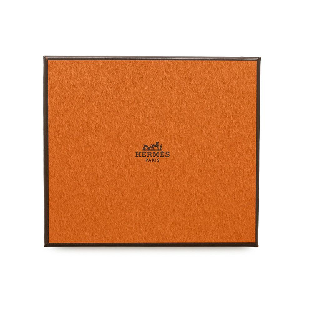 エルメス コインケース アザップコンパクト シルクイン ライム/シルバー金具 エバーカラー B刻印財布