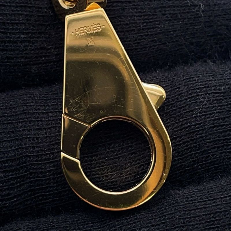 エルメス ショルダーストラップ バンドリエール サングル カヴァル ブルー/グリーン/ゴールド金具 スイフト/キャンバス B刻印