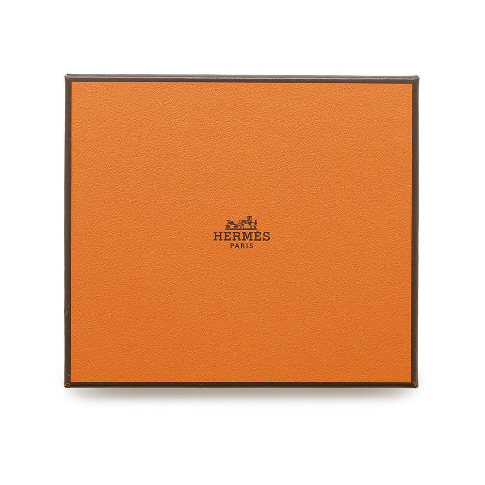 エルメス カードケース ベアン ミニ 小銭入れ付き ブラック/ゴールド金具 エプソン K刻印 HERMES 名刺入れ コインケース 黒