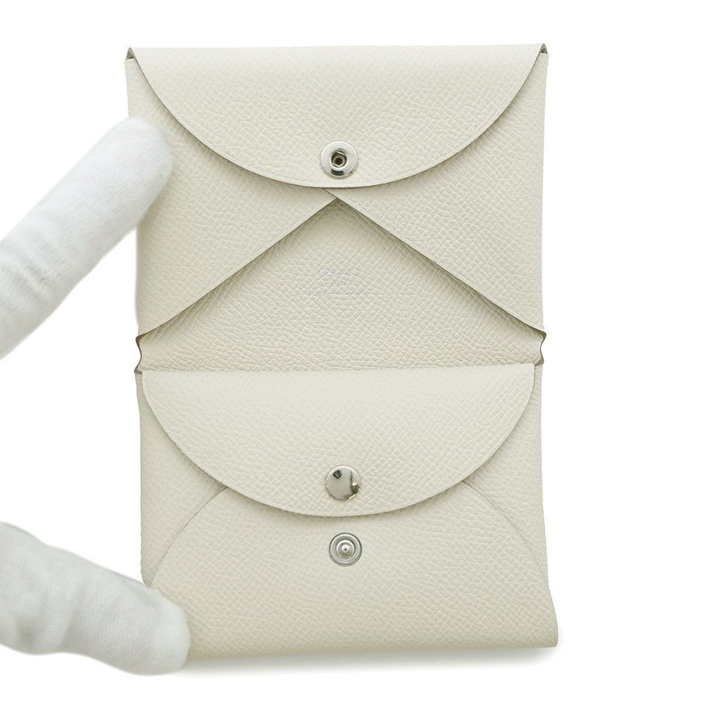 エルメス カードケース カルヴィ デュオ クレ エプソン K刻印 HERMES 名刺入れ
