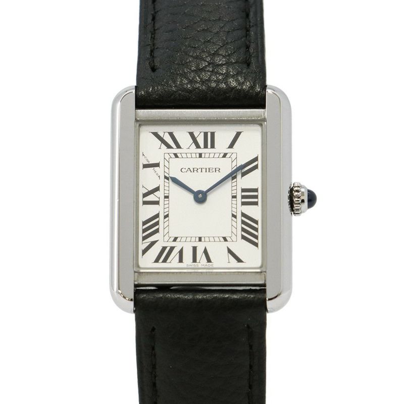カルティエ タンク ソロ SM WSTA0030 Cartier 腕時計 シルバー文字盤 クォーツ