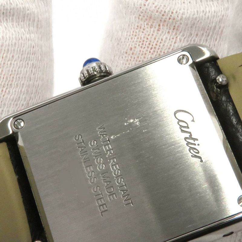 カルティエ タンク ソロ SM WSTA0030 Cartier 腕時計 シルバー文字盤 クォーツ