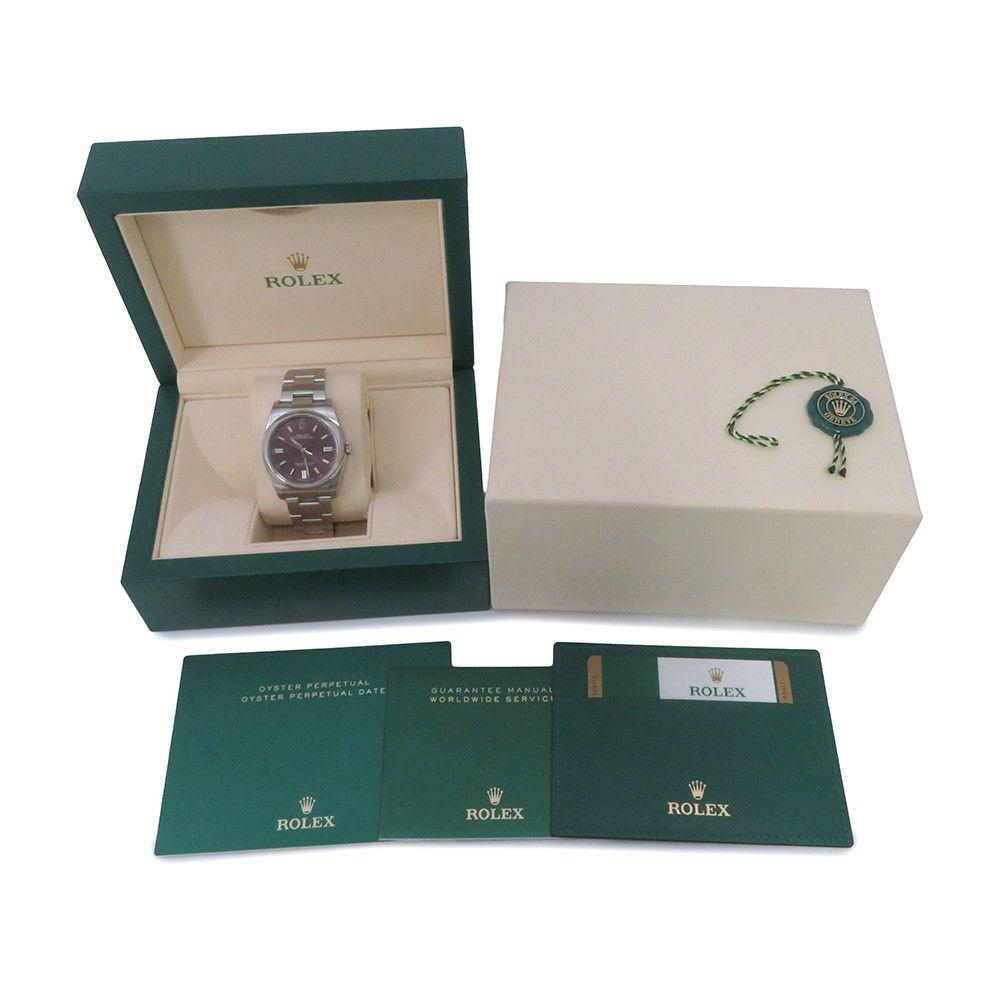ロレックス オイスターパーペチュアル36 116000 ROLEX 腕時計 レッドグレープ文字盤