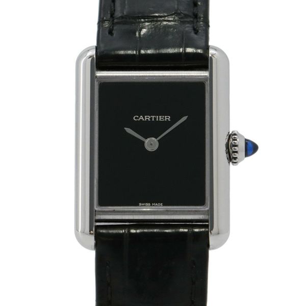 カルティエ タンク マスト SM WSTA0071 Cartier 腕時計 黒文字盤 クォーツ