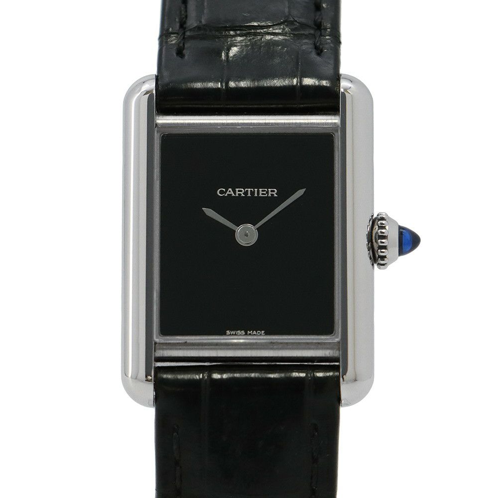 カルティエ タンク マスト SM WSTA0071 Cartier 腕時計 黒文字盤 クォーツ