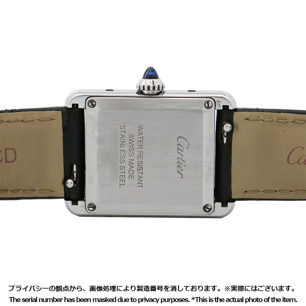 カルティエ タンク マスト SM WSTA0071 Cartier 腕時計 黒文字盤 クォーツ
