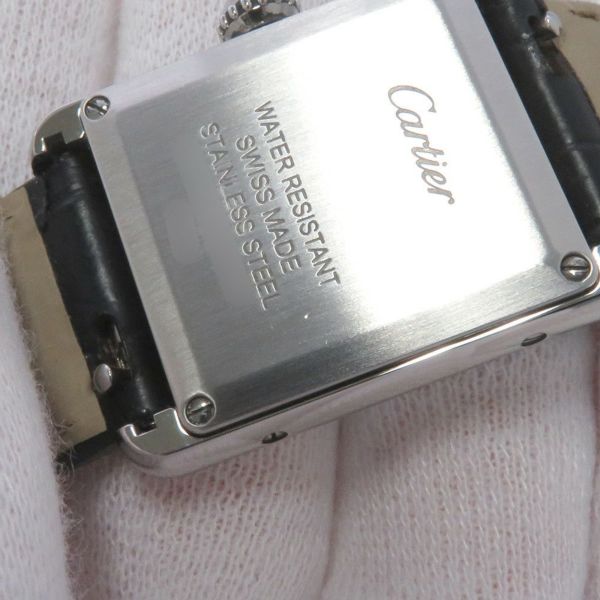 カルティエ タンク マスト SM WSTA0071 Cartier 腕時計 黒文字盤 クォーツ