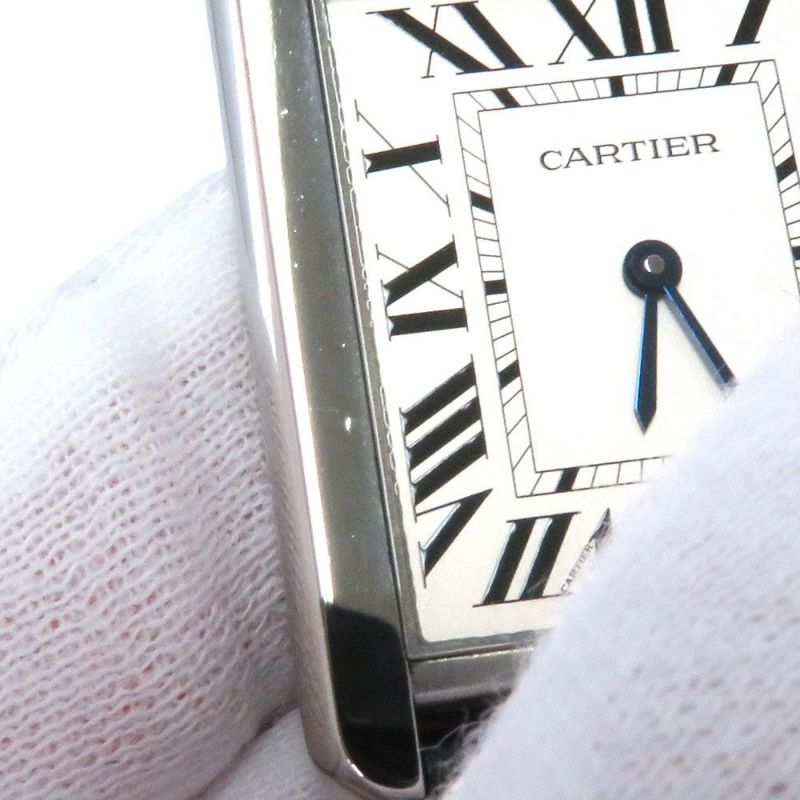 カルティエ タンク ソロ LM WSTA0028 Cartier 腕時計 シルバー文字盤 クォーツ