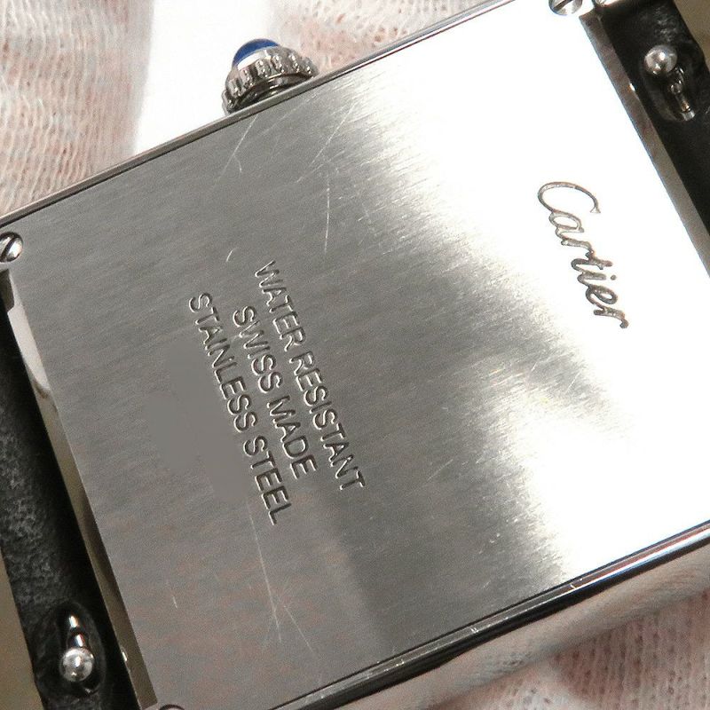 カルティエ タンク ソロ LM WSTA0028 Cartier 腕時計 シルバー文字盤 クォーツ