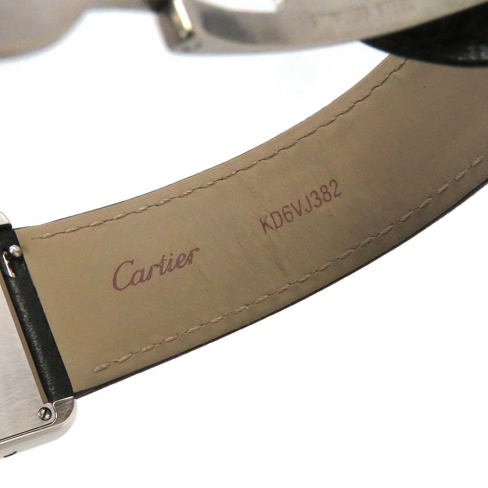 カルティエ タンク ソロ LM WSTA0028 Cartier 腕時計 シルバー文字盤 クォーツ