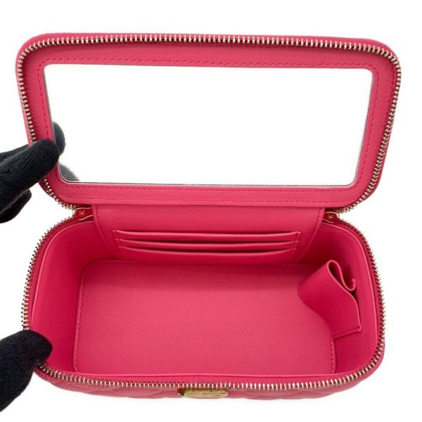 シャネル チェーンショルダーバッグ マトラッセ ココマーク バニティバッグ キャビアスキン AP3204 CHANEL