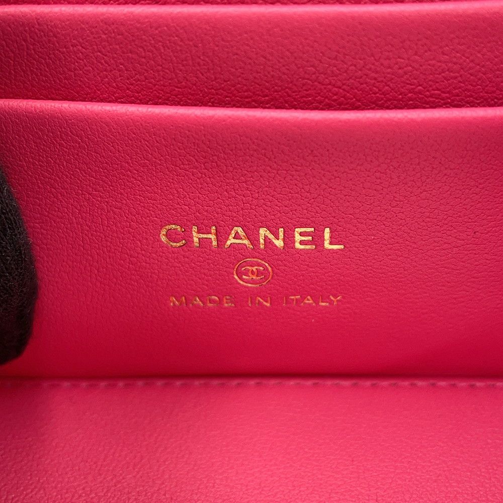 シャネル チェーンショルダーバッグ マトラッセ ココマーク バニティバッグ キャビアスキン AP3204 CHANEL