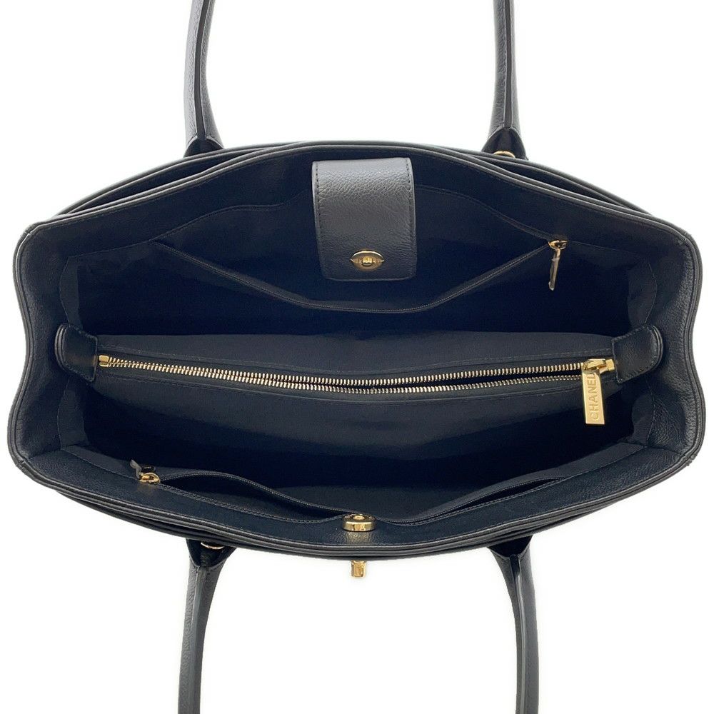 シャネル トートバッグ ココマーク エグゼクティブライン A15206 CHANEL ハンドバッグ 黒