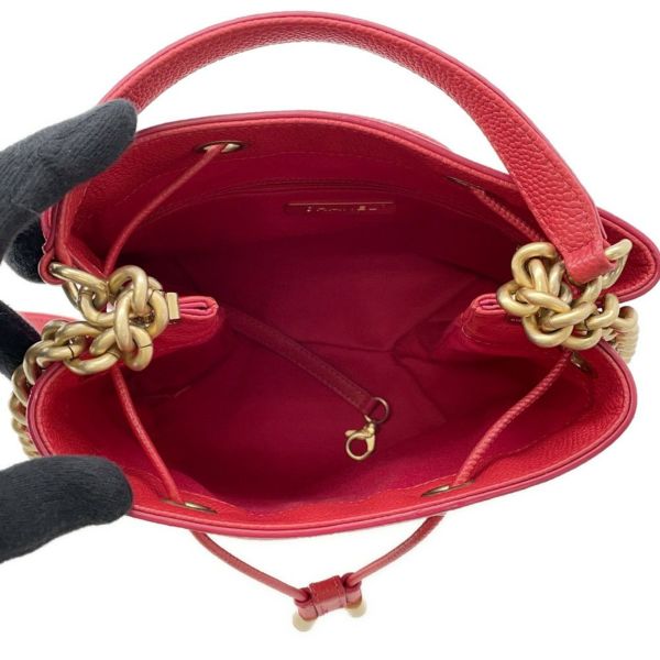 シャネル ハンドバッグ ココマーク マトラッセ ドローストリング キャビアスキン AS0310 CHANEL 2way 巾着