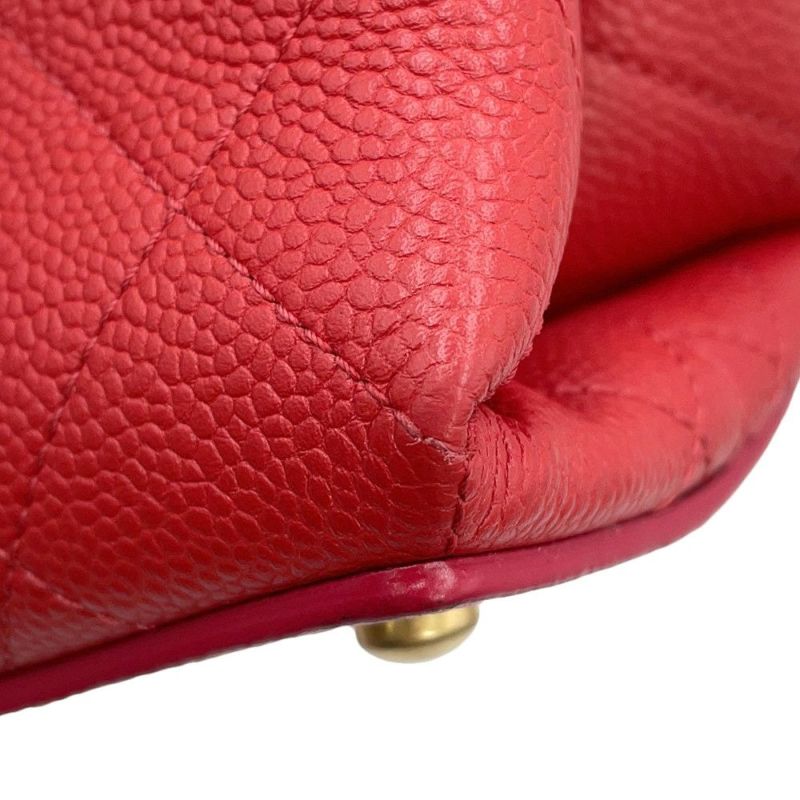 シャネル ハンドバッグ ココマーク マトラッセ ドローストリング キャビアスキン AS0310 CHANEL 2way 巾着