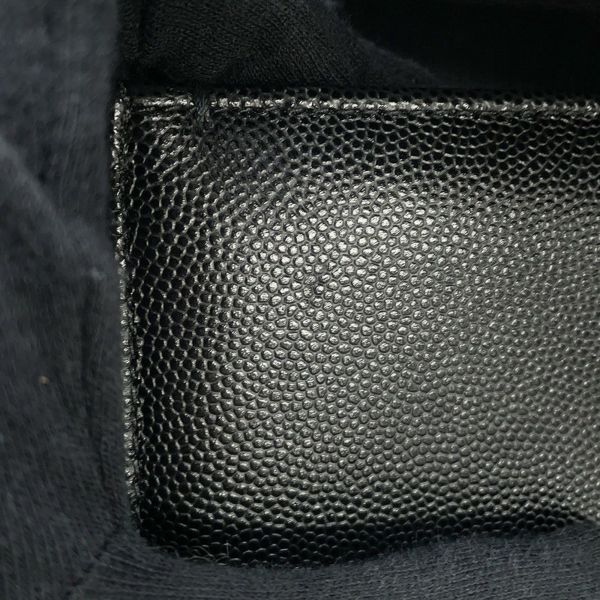 シャネル チェーンショルダーバッグ ボーイシャネル スモール マトラッセ ココマーク キャビアスキン A67085 CHANEL 黒