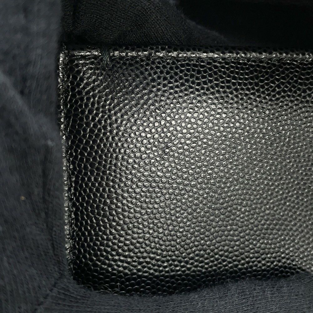 シャネル チェーンショルダーバッグ ボーイシャネル スモール マトラッセ ココマーク キャビアスキン A67085 CHANEL 黒