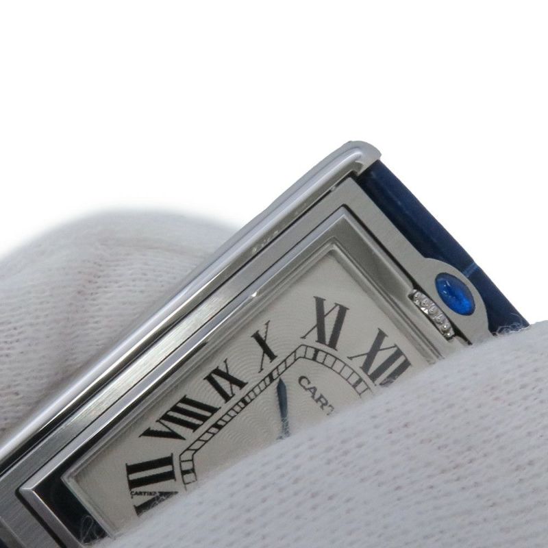 カルティエ タンク バスキュラント LM W1011355 Cartier 腕時計 シルバー文字盤