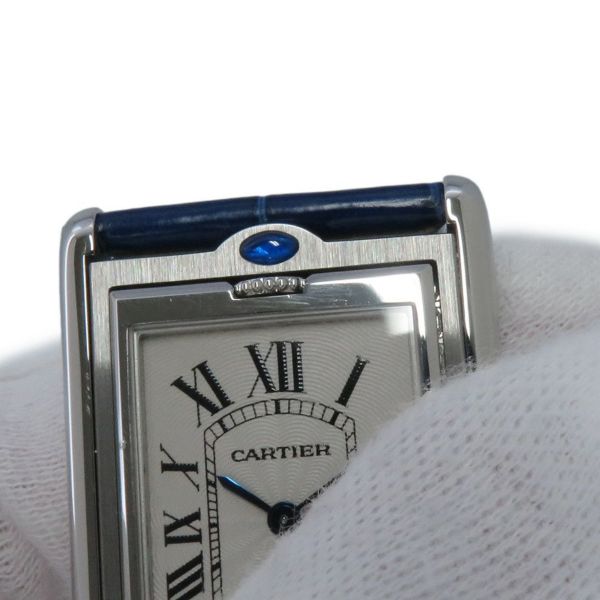 カルティエ タンク バスキュラント LM W1011355 Cartier 腕時計 シルバー文字盤