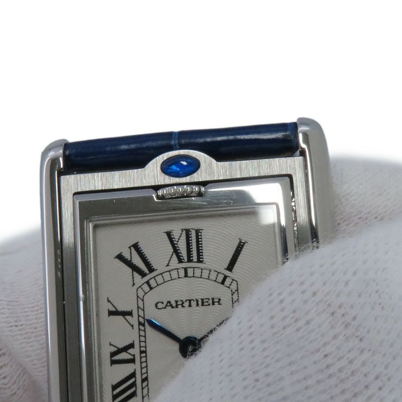 カルティエ タンク バスキュラント LM W1011355 Cartier 腕時計 シルバー文字盤