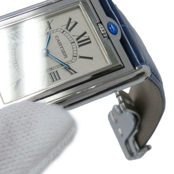 カルティエ タンク バスキュラント LM W1011355 Cartier 腕時計 シルバー文字盤