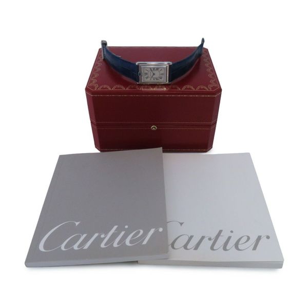 カルティエ タンク バスキュラント LM W1011355 Cartier 腕時計 シルバー文字盤