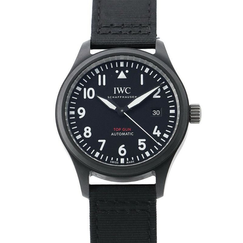 IWC パイロットウォッチ オートマティック トップガン IW326901 腕時計 黒文字盤