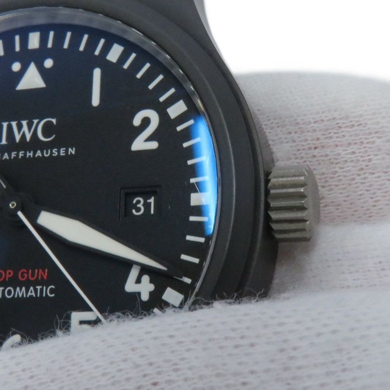 IWC パイロットウォッチ オートマティック トップガン IW326901 腕時計 黒文字盤