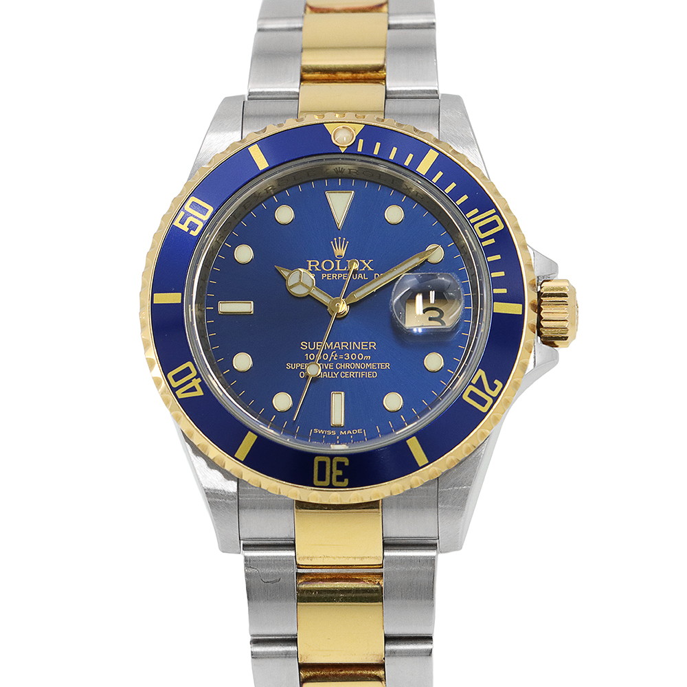 ロレックス サブマリーナ デイト コンビ V番 SS/K18YGイエローゴールド 16613 ROLEX 腕時計
