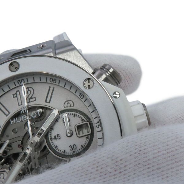 ウブロ ビッグバン ウニコ ベルルッティ 日本限定100本 421.NE.0500.VR.JBER22 ホワイト/スケルトン文字盤