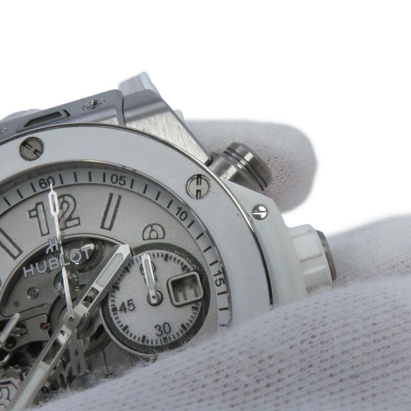 ウブロ ビッグバン ウニコ ベルルッティ 日本限定100本 421.NE.0500.VR.JBER22 ホワイト/スケルトン文字盤