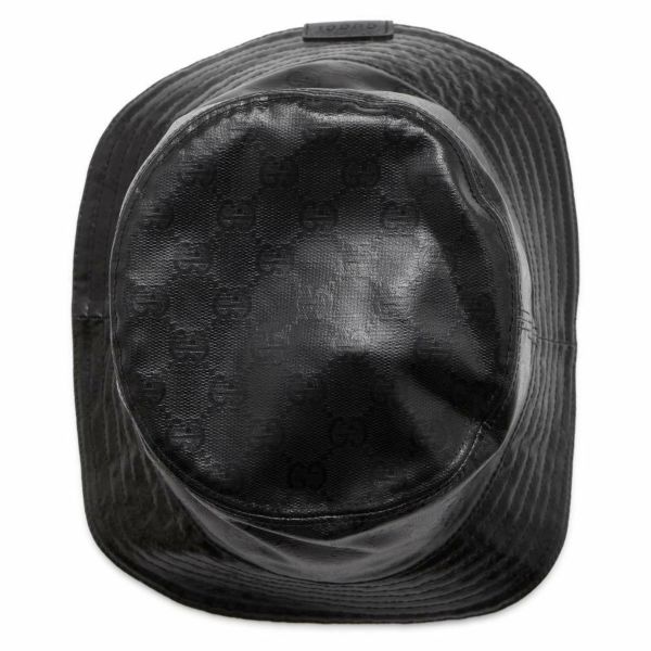 ☆GUCCI ☆バケットハット 黒 M (58 cm) GUCCI ブラック バケットハット M(58cm)ブラック メンズ レディース