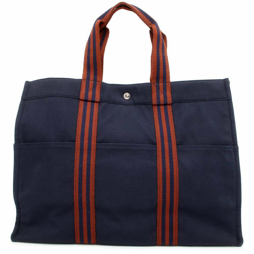 エルメス トートバッグ フールトゥGM HERMES バッグ ネイビー