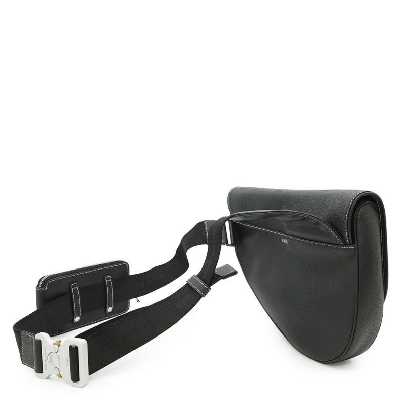 クリスチャン・ディオール ボディバッグ マキシ サドルバッグ 1ADPO211YKK Christian Dior 黒