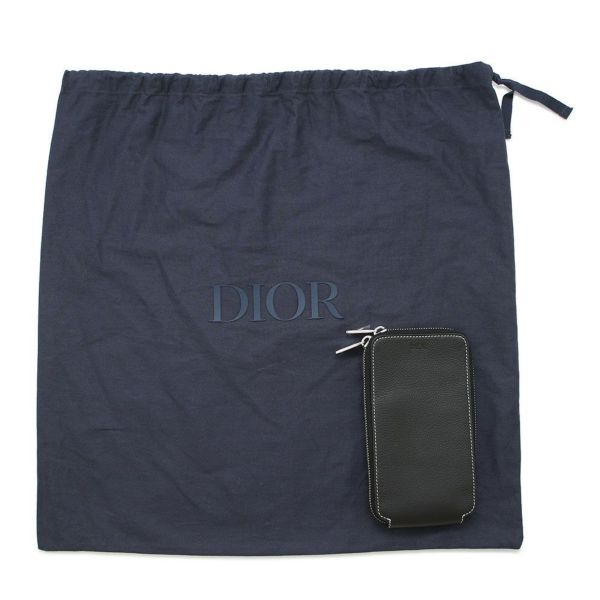 クリスチャン・ディオール ボディバッグ マキシ サドルバッグ 1ADPO211YKK Christian Dior 黒