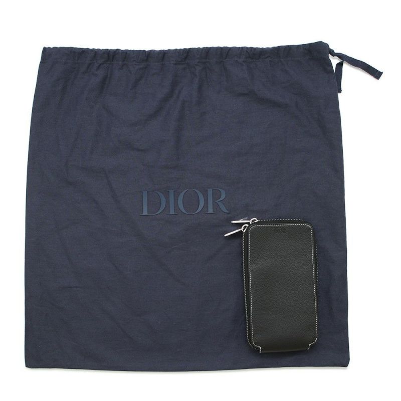 クリスチャン・ディオール ボディバッグ マキシ サドルバッグ 1ADPO211YKK Christian Dior 黒