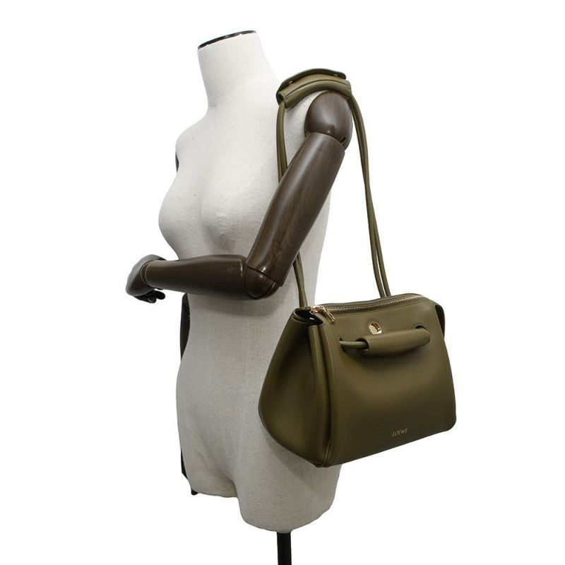 ロエベ ハンドバッグ マドリードバッグ スモール サプルカーフレザー AANBAB2X01 LOEWE 3way グリーン