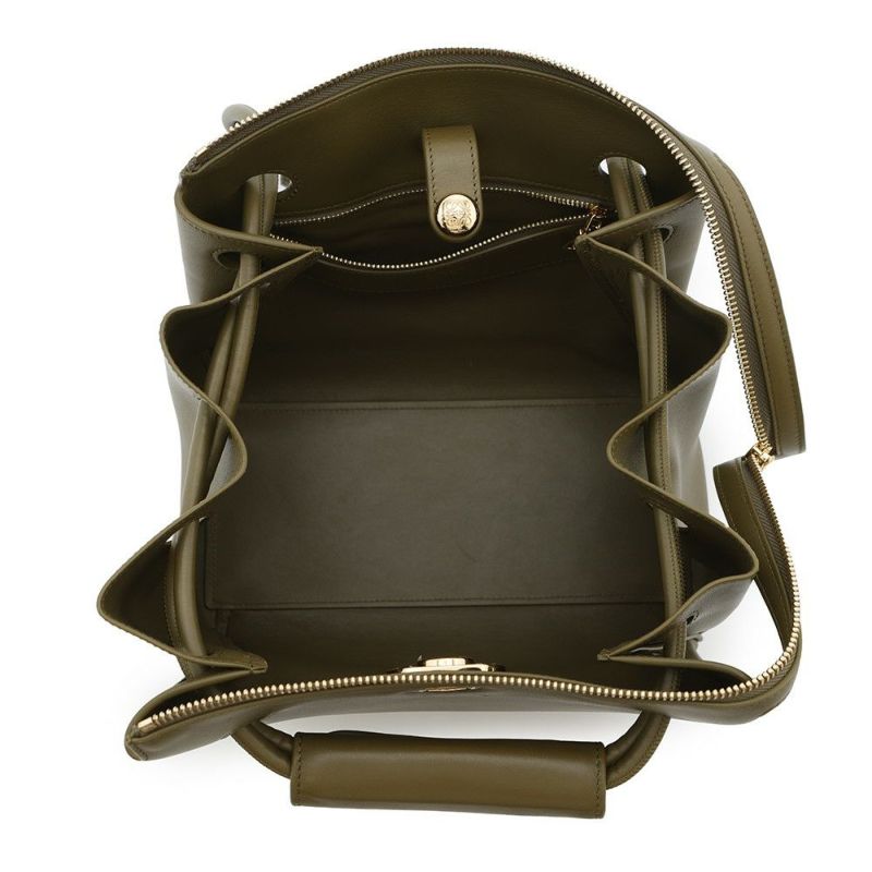 ロエベ ハンドバッグ マドリードバッグ スモール サプルカーフレザー AANBAB2X01 LOEWE 3way グリーン