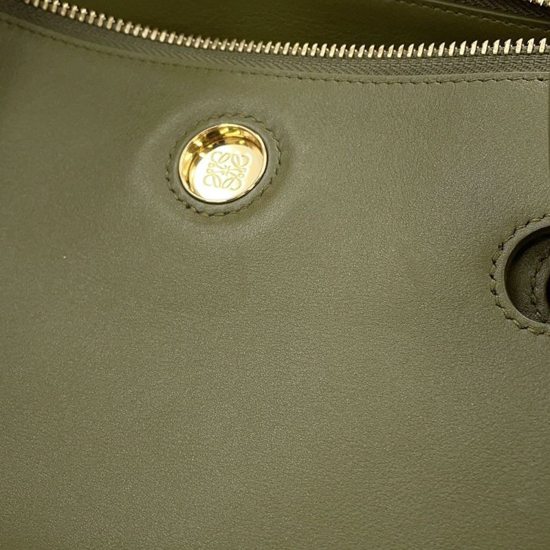 ロエベ ハンドバッグ マドリードバッグ スモール サプルカーフレザー AANBAB2X01 LOEWE 3way グリーン