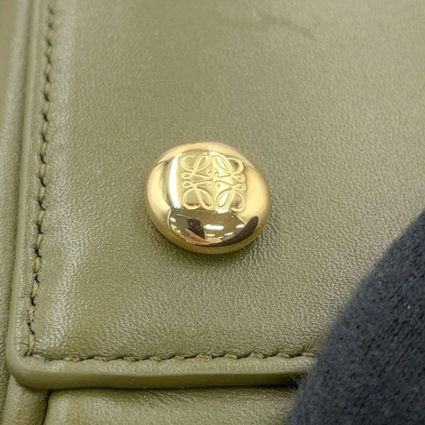 ロエベ ハンドバッグ マドリードバッグ スモール サプルカーフレザー AANBAB2X01 LOEWE 3way グリーン