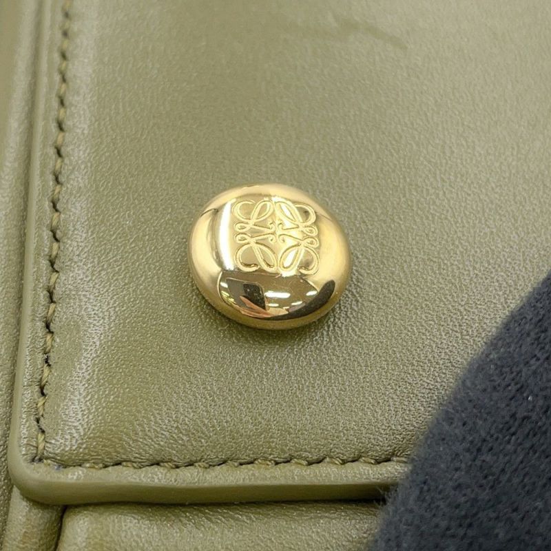 ロエベ ハンドバッグ マドリードバッグ スモール サプルカーフレザー AANBAB2X01 LOEWE 3way グリーン