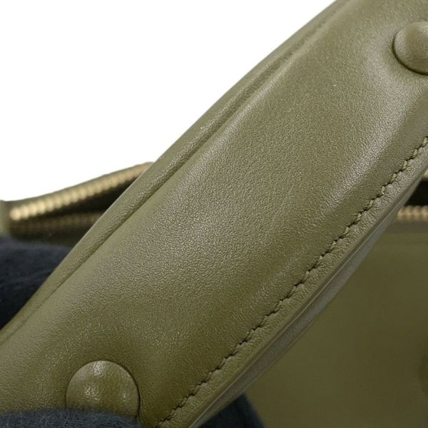 ロエベ ハンドバッグ マドリードバッグ スモール サプルカーフレザー AANBAB2X01 LOEWE 3way グリーン