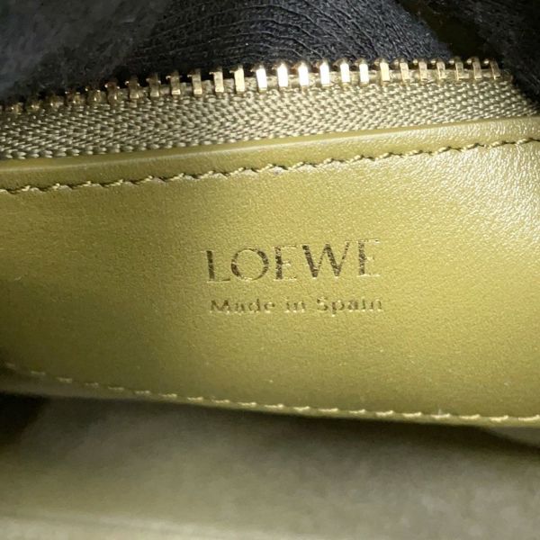 ロエベ ハンドバッグ マドリードバッグ スモール サプルカーフレザー AANBAB2X01 LOEWE 3way グリーン