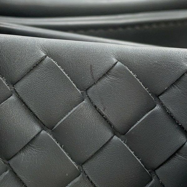 ボッテガヴェネタ ハンドバッグ イントレチャート スモール ローマバッグ レザー 489509 BOTTEGA VENETA 2way