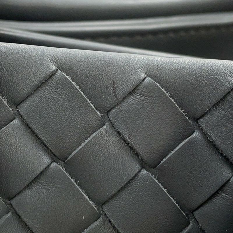 ボッテガヴェネタ ハンドバッグ イントレチャート スモール ローマバッグ レザー 489509 BOTTEGA VENETA 2way