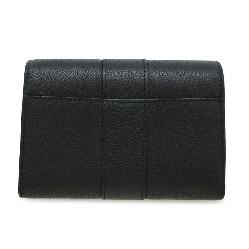 デルボー 三つ折り財布 ブリヨン レザー AB0493 Delvaux 財布 黒