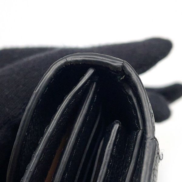 デルボー 三つ折り財布 ブリヨン レザー AB0493 Delvaux 財布 黒