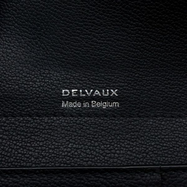 デルボー 三つ折り財布 ブリヨン レザー AB0493 Delvaux 財布 黒